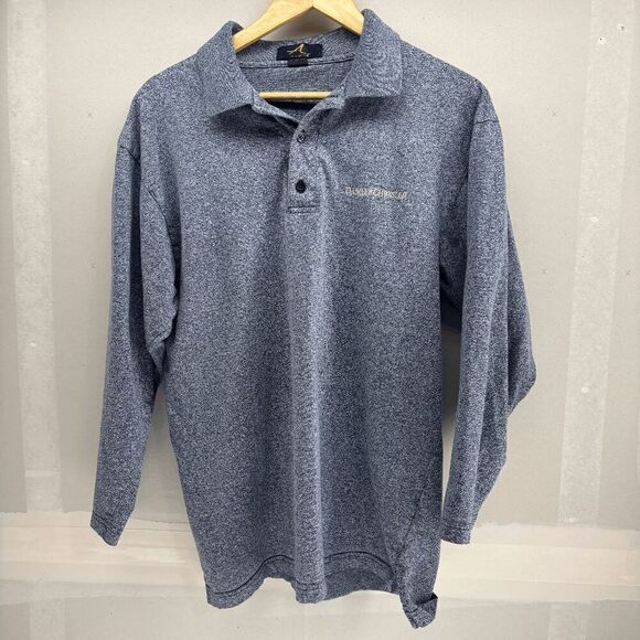 Daimiler Chrysler Other - Daimler Chrysler Brushed Cotton Super Soft Long Sleeve Polo Gray Size Large EUC